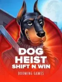 dog heist slot logo