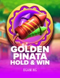 golden pinata hold and win slot logo